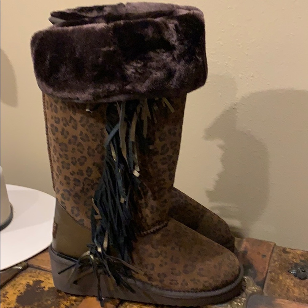 Gypsy Soule Fringe Winter Boots Rare - Picture 7 of 15